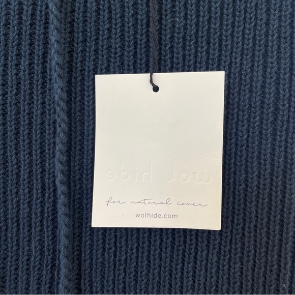 Wolhide Rib Skirt in Navy Small - Picture 7 of 9